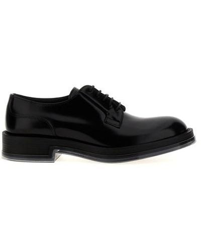 Alexander McQueen 'float' Lace Up Shoes - Black