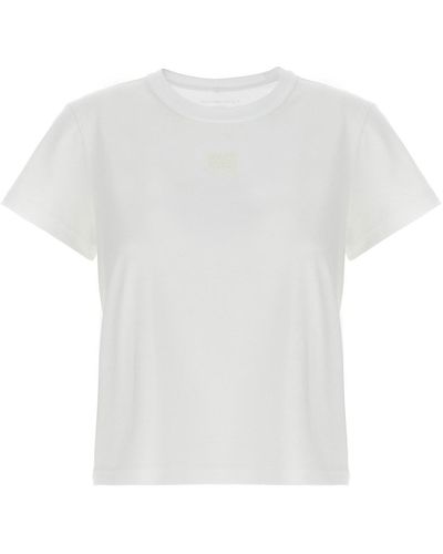 T By Alexander Wang T-Shirt "Essential Jsy Shrunk" - Weiß