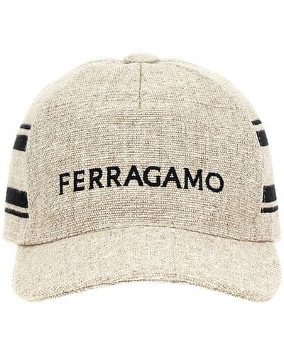 Ferragamo 'resort' Baseball Cap - Natural