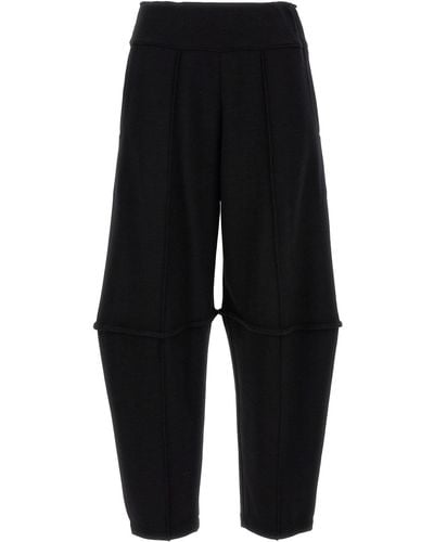 Issey Miyake 'tact Wool Jersey' Trousers - Black