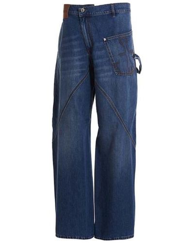JW Anderson Jeans 'twisted Workwear' - Blue
