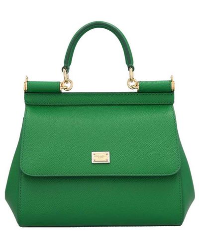 Dolce & Gabbana Mittelgroße Handtasche "Sicily" - Grün