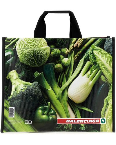 Balenciaga 'tote Antwerp' Shopping Bag - Green
