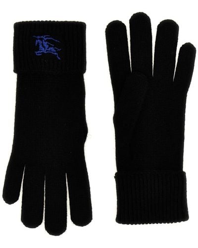 Burberry 'equestrian Knight Design' Gloves - Black