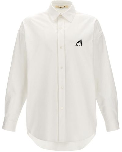 1017 ALYX 9SM 'oversized Logo Poplin' Shirt - White