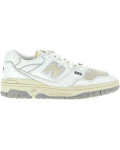 New Balance '550' Trainers - White