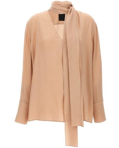 Givenchy Pussy Bow Blouse - Brown