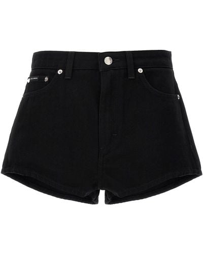 Dolce & Gabbana Denim Shorts - Black