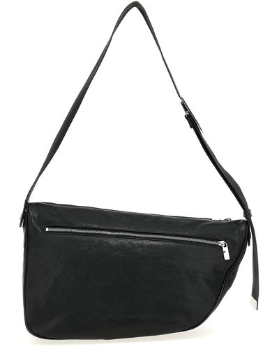 Burberry 'messenger Shield' Bag - Black