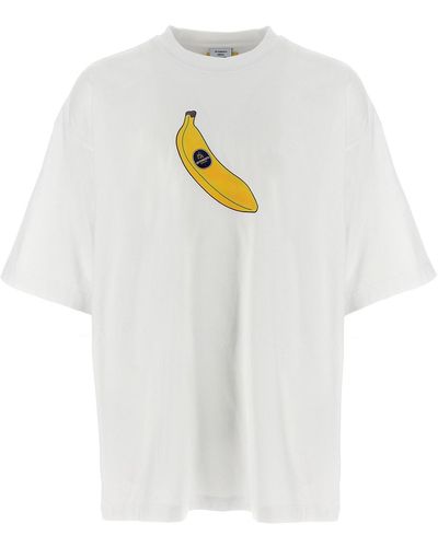 Vetements T-Shirt "Banana" - Weiß