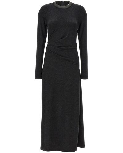 Brunello Cucinelli 'monile' Dress - Black