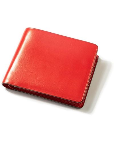 Trifold men's leather wallet with bill clip | Il Bussetto — Calame Palma