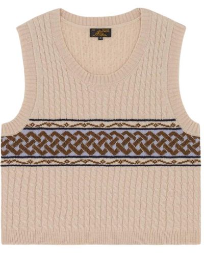 le-mont-st-michel-alpaca-sweater-brown-with-suede-stichted-elbow