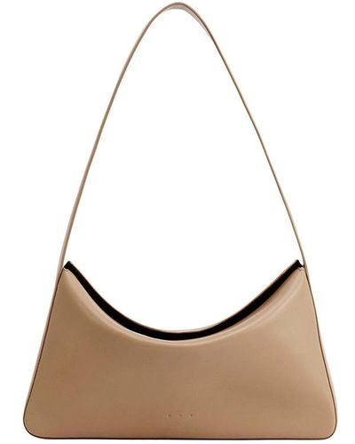 Sac leather handbag Aesther Ekme Grey in Leather - 34448159