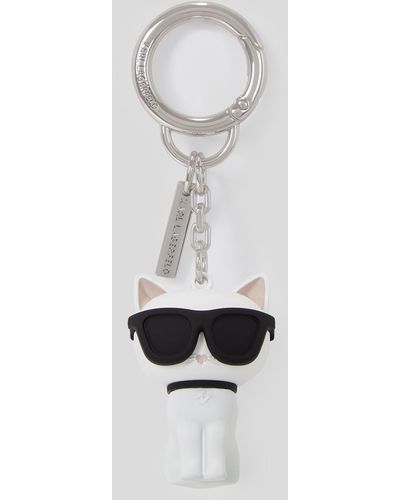 Karl Lagerfeld K/ikonik 3d Choupette Keychain - White