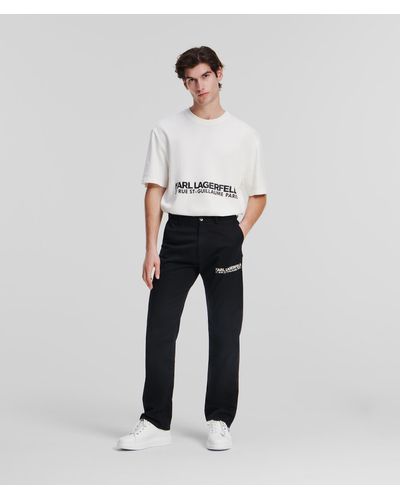 Karl Lagerfeld Rue St-guillaume Chino Trousers - White