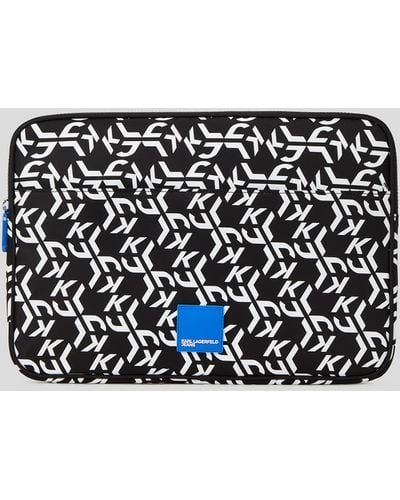 Karl Lagerfeld Klj Nylon Laptop Case - Black