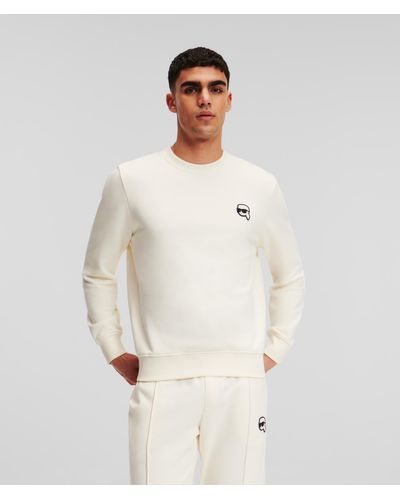 Karl Lagerfeld Sweat-shirt Avec Empiècement Karl Ikonik - Neutre