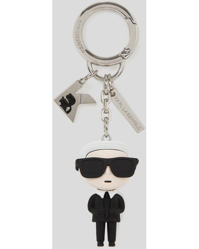 Karl Lagerfeld K/ikonik 3d Karl Keychain - White