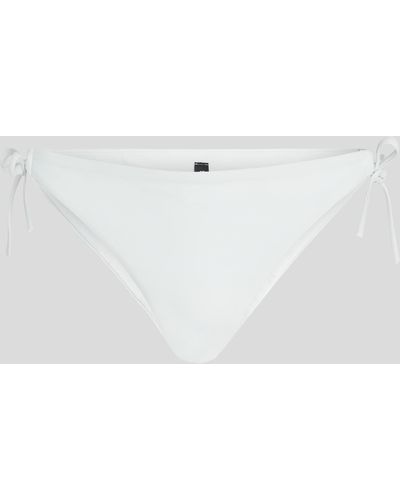 Karl Lagerfeld Hotel Karl String Bikini Bottoms - White