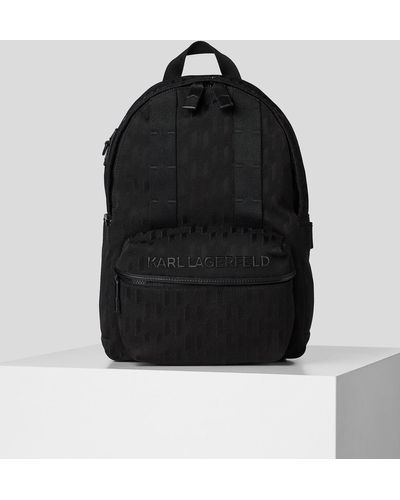 Karl Lagerfeld K/monogram Otto Backpack - Black