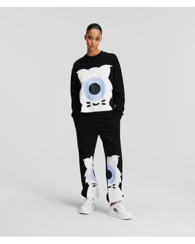 Karl Lagerfeld X Darcel Disappoints pantalon de jogging à imprimé graphique - Noir