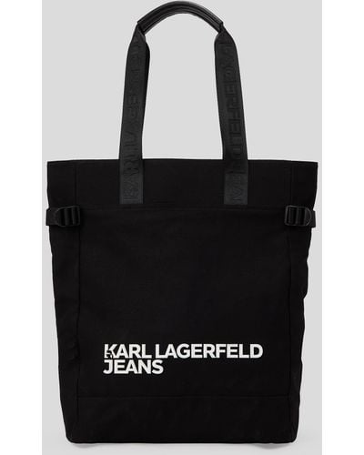 Karl Lagerfeld Klj Utility Tote Bag - Black