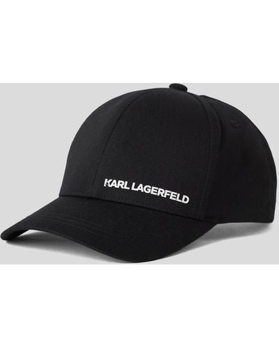 Karl Lagerfeld Karl Logo Baseball Cap - Black