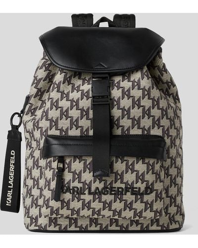 Karl Lagerfeld K/monogram Backpack - Black