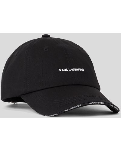 Karl Lagerfeld K/essential Logo Cap - Black