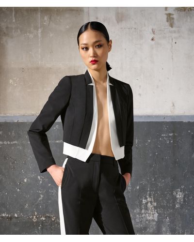 Vestes sport, blazers et vestes de tailleur Karl Lagerfeld pour femme |  Réductions en ligne jusqu'à 73 % | Lyst