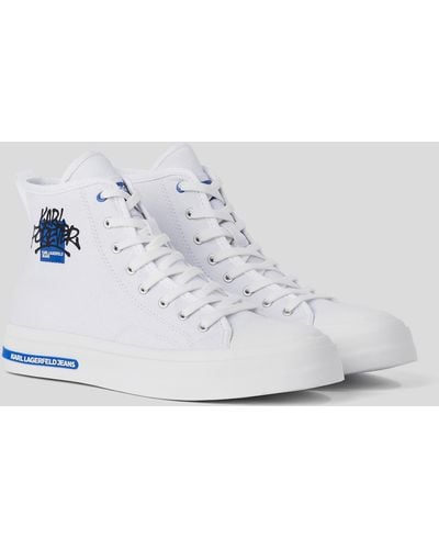 Karl Lagerfeld Klj X Crapule2000 Forever Trainers - White
