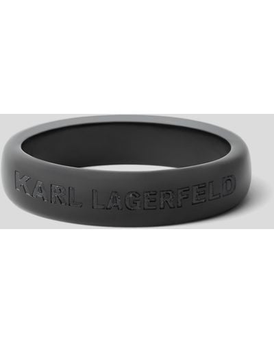 Karl Lagerfeld K/essential Slim Bangle - Black