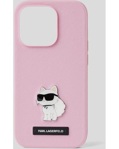Karl Lagerfeld Coque K/ikonik Choupette Pour Iphone 14 Pro - Rose