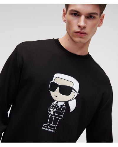Karl Lagerfeld Sweat-shirt Karl Ikonik - Noir