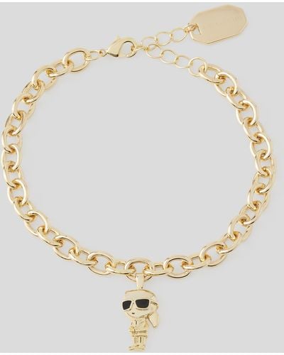 Karl Lagerfeld K/ikonik Karl Chain-link Bracelet - Metallic