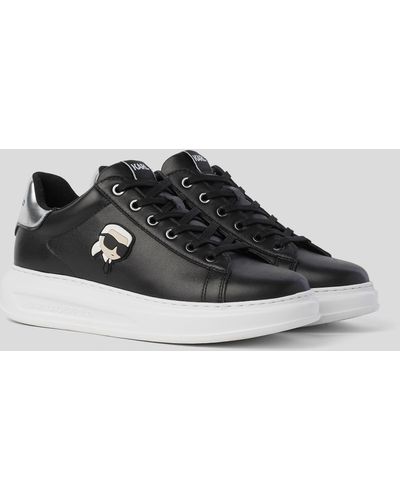 Karl Lagerfeld Kapri Karl Nft Lo Lace Black Trainers -> Formateurs À Lacets - Noir