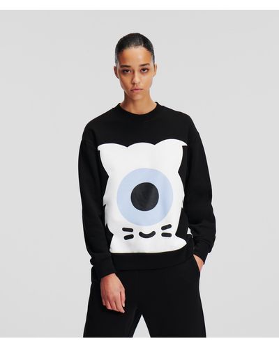 Karl Lagerfeld Kl X Darcel Disappoints Relaxed Sweatshirt - White