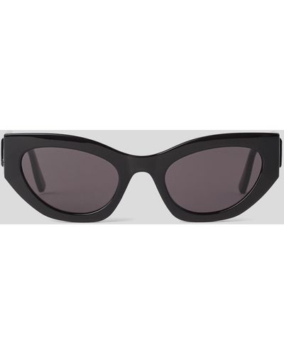 Karl Lagerfeld Kl Monogram Logo Cat Eye Sunglasses - Green