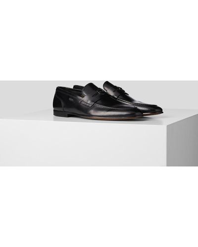 Karl Lagerfeld Mokassino Karl Penny Loafers - Black