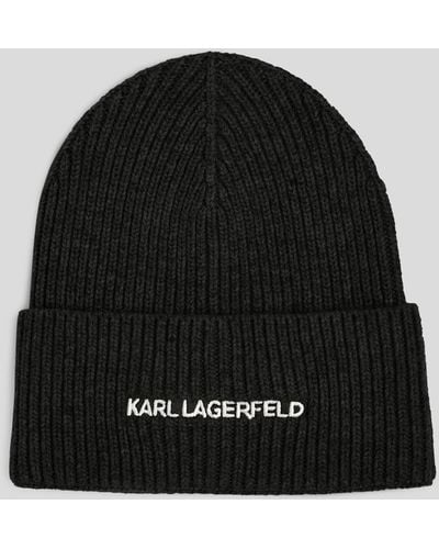 Karl Lagerfeld K/essential Beanie - Black