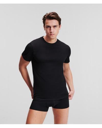 Karl Lagerfeld Crew-neck T-shirt – 2 Pack - Black