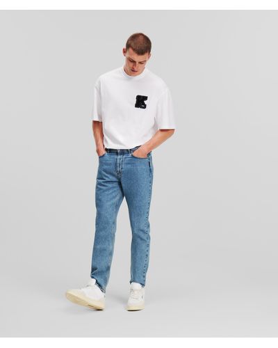 Karl Lagerfeld Tapered Jeans - Blue