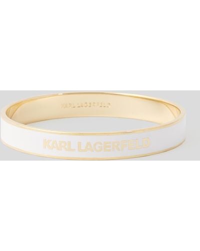 Karl Lagerfeld K/essential Large Bangle - Natural