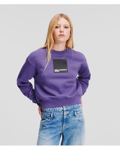 Karl Lagerfeld Klj Sweatshirt - Purple