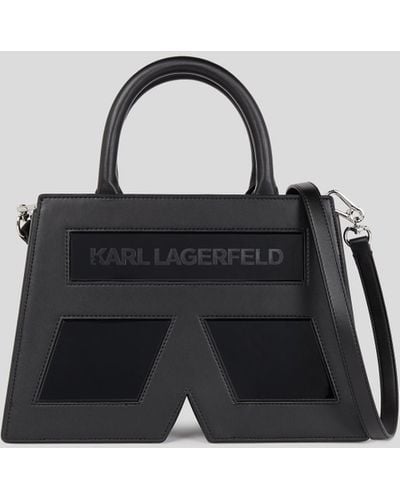 Karl Lagerfeld Sac À Main Avec Anse Supérieure Ikon K - Noir