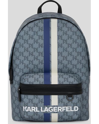 Karl Lagerfeld K/monogram Klassik Backpack - Blue