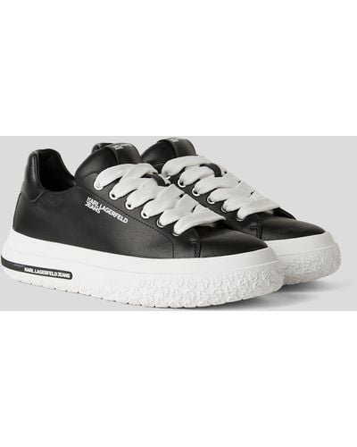 Karl Lagerfeld Klj Leather Trainers - White