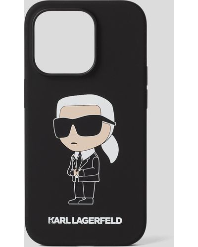 Karl Lagerfeld Coque De Protection Ikonik Karl Nft Pour Iphone 14 Pro - Noir