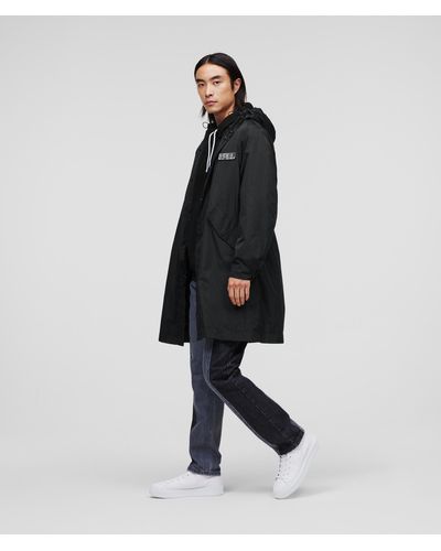 Karl Lagerfeld Parka Karl Ikonik - Noir